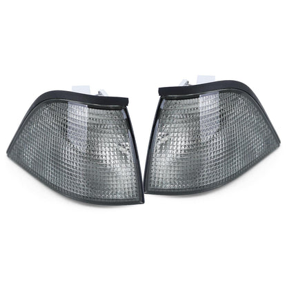 Coppia frecce Nero Fumè aftermarket compatibile con BMW Serie 3 E36 Coupé Cabrio 91-99