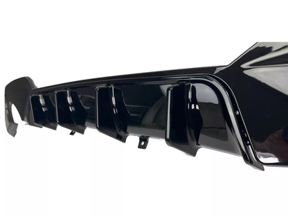 DIFFUSORE NERO LUCIDO ADATTO A BMW SERIE 3 G20 / G21 M SPORT 2018-2022