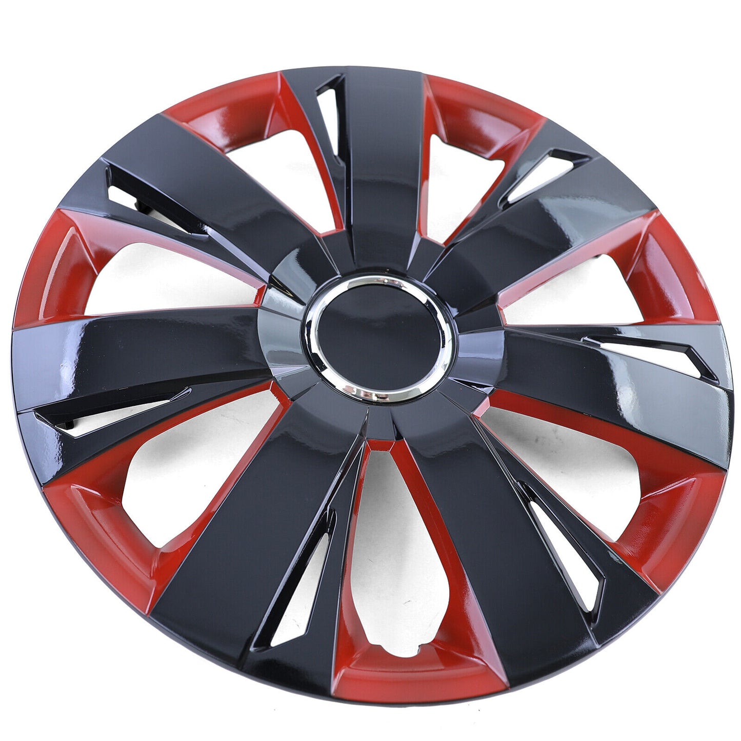 Copricerchi Tenzo-R XI per cerchi in acciaio 15"" nero rosso