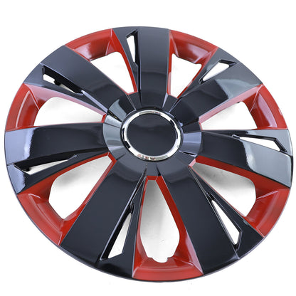 Copricerchi Tenzo-R XI per cerchi in acciaio 15"" nero rosso