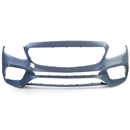 Paraurti sportivo con griglia del radiatore nero cromato per Mercedes Classe E W213 16-20