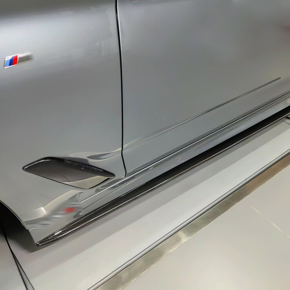 Minigonne laterali adatto per BMW Serie 5 G30 Sport look carbonio