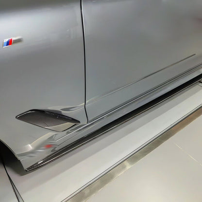 Minigonne laterali adatto per BMW Serie 5 G30 Sport look carbonio