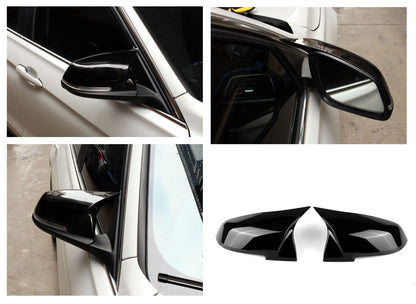 Tappi per specchietti neri sportivi per il cambio si adattano per BMW F20 F21