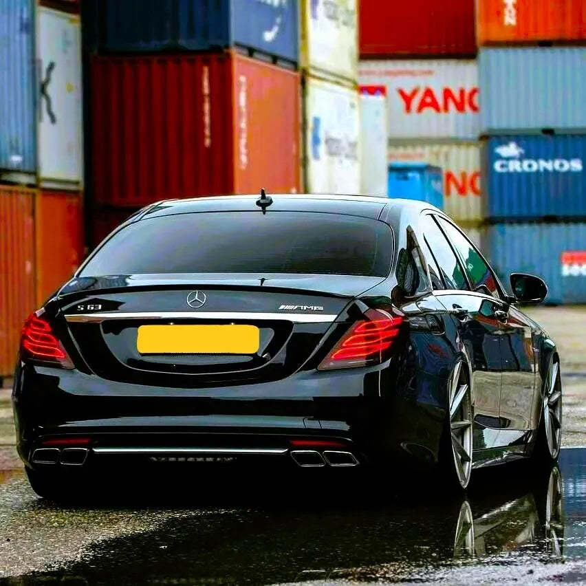 ✨Spoiler Posteriore Nero Lucido Adatto Per Mercedes Classe S W222 2013-2020✨