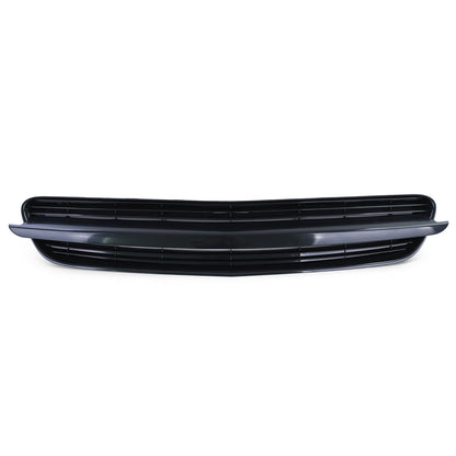 Black emblemless sports radiator grille compatible with Opel Vectra C 02-05 Signum 03-05 