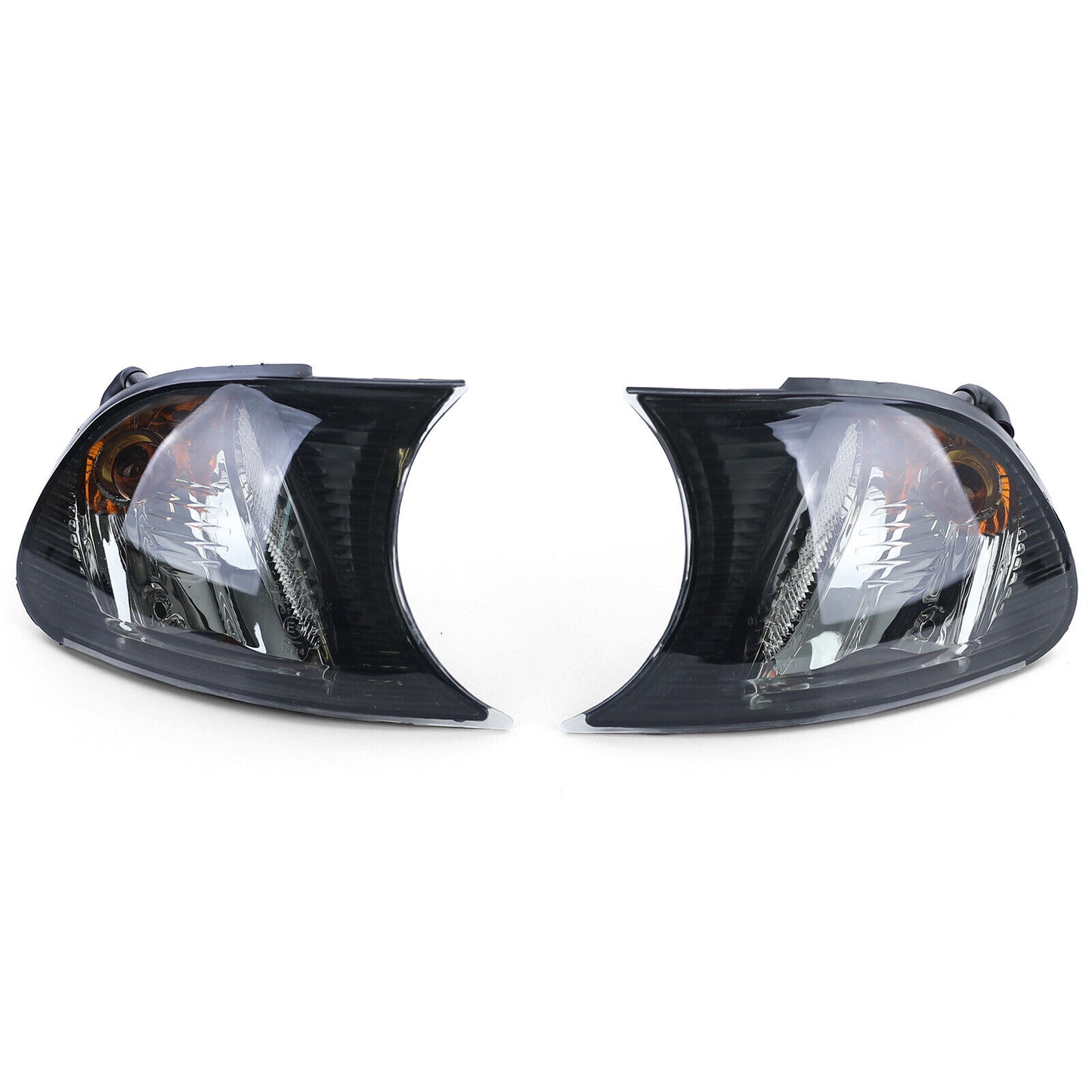 Indicatore di direzione in vetro trasparente fumè adatto per BMW Serie 3 01-03