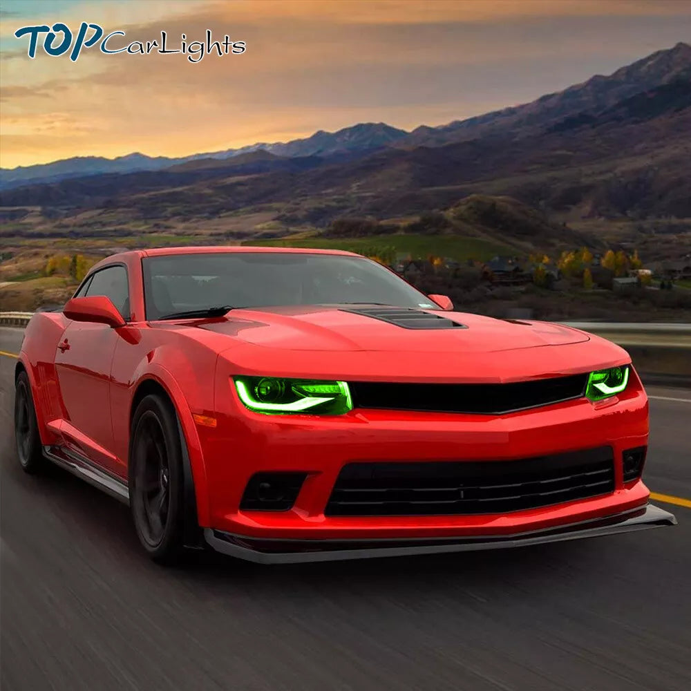⭐ART.2949 Kit Fari Anteriori a LED RGB + Posteriori Rossi – Chevrolet Camaro⭐
