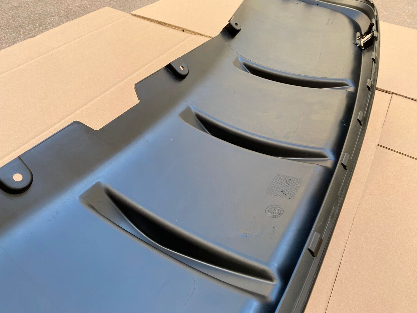 SPOILER DAM DIFFUSORE GIULIETTA 2012-2020 NERO OPACO DI QUALITA' LOOK VELOCE