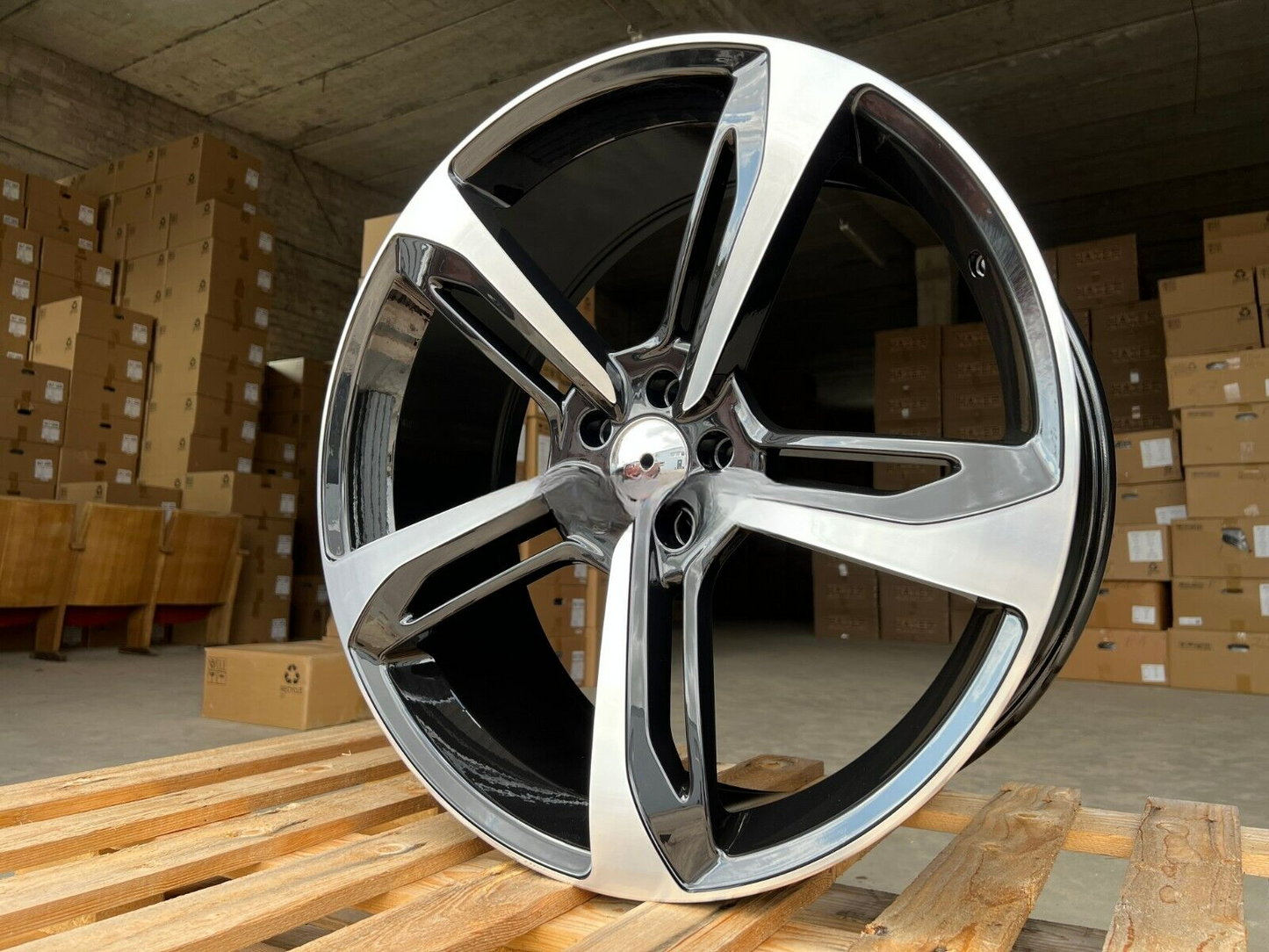 ADATTO per Audi A4 A5 A6 A7 A8 S-Line CERCHI IN LEGA 22 inch 5x112 SQ7