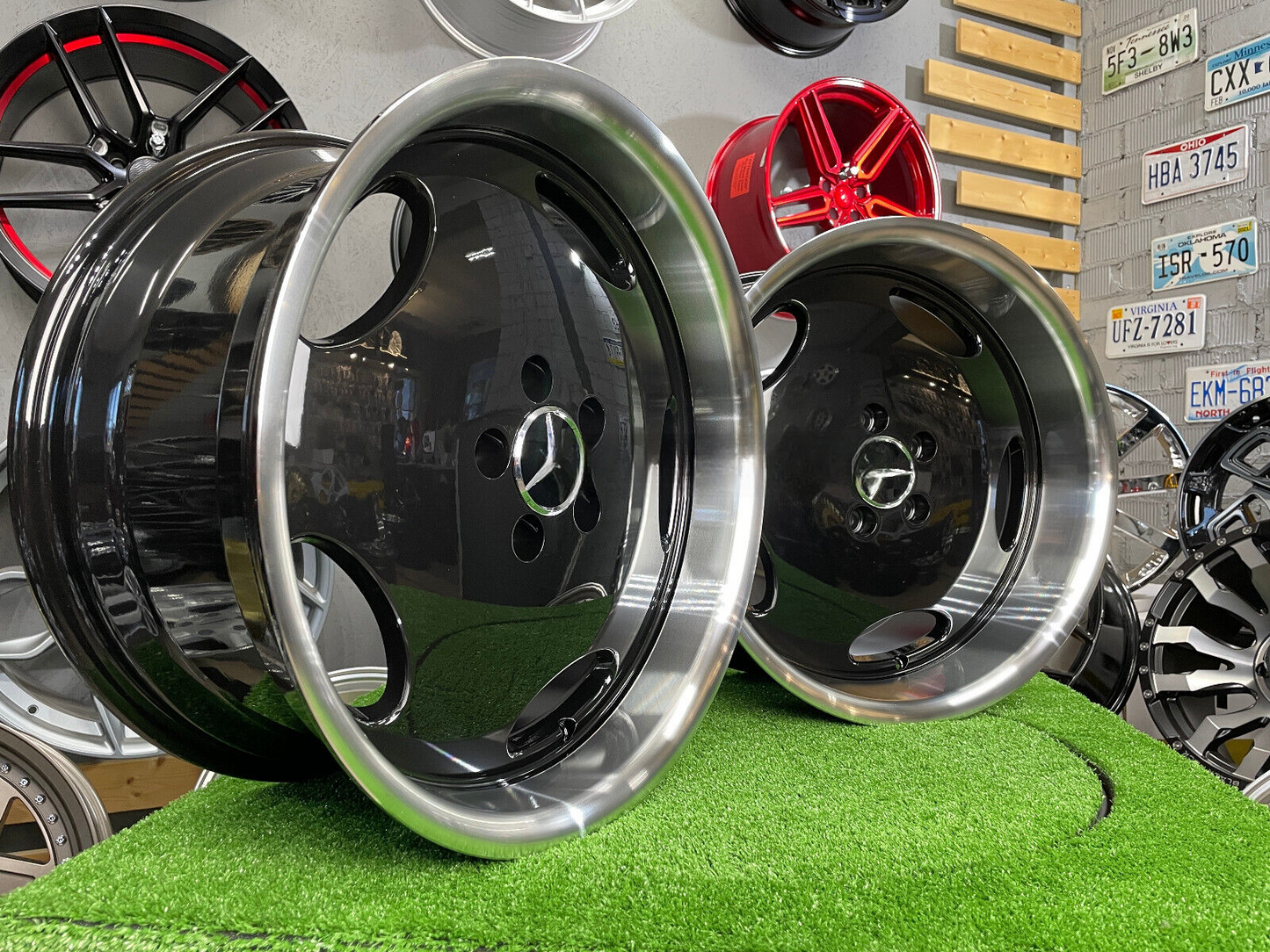 ADATTO per Mercedes E S Sl CL W124 CERCHI IN LEGA 18'' 5x112 Monoblocco AMG