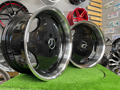 ADATTO per Mercedes E S Sl CL W124 CERCHI IN LEGA 18'' 5x112 Monoblocco AMG