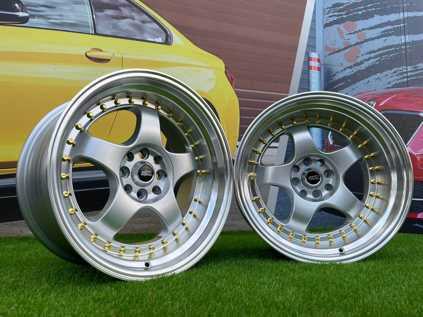 ADATTO PER BMW E30 CERCHI IN LEGA 17 inch 4X100 8.5J + 10J Lavoro S1 style