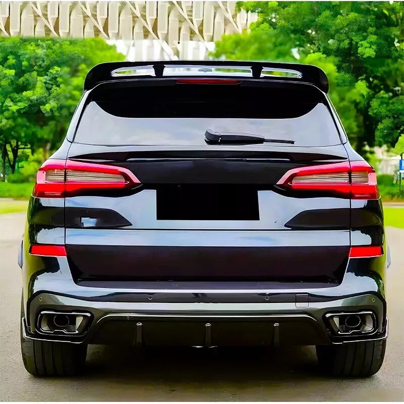 🖤KIT Spoiler Nero Lucido Adatto Per BMW X5 G05 X5M F95 M50 2018+🖤
