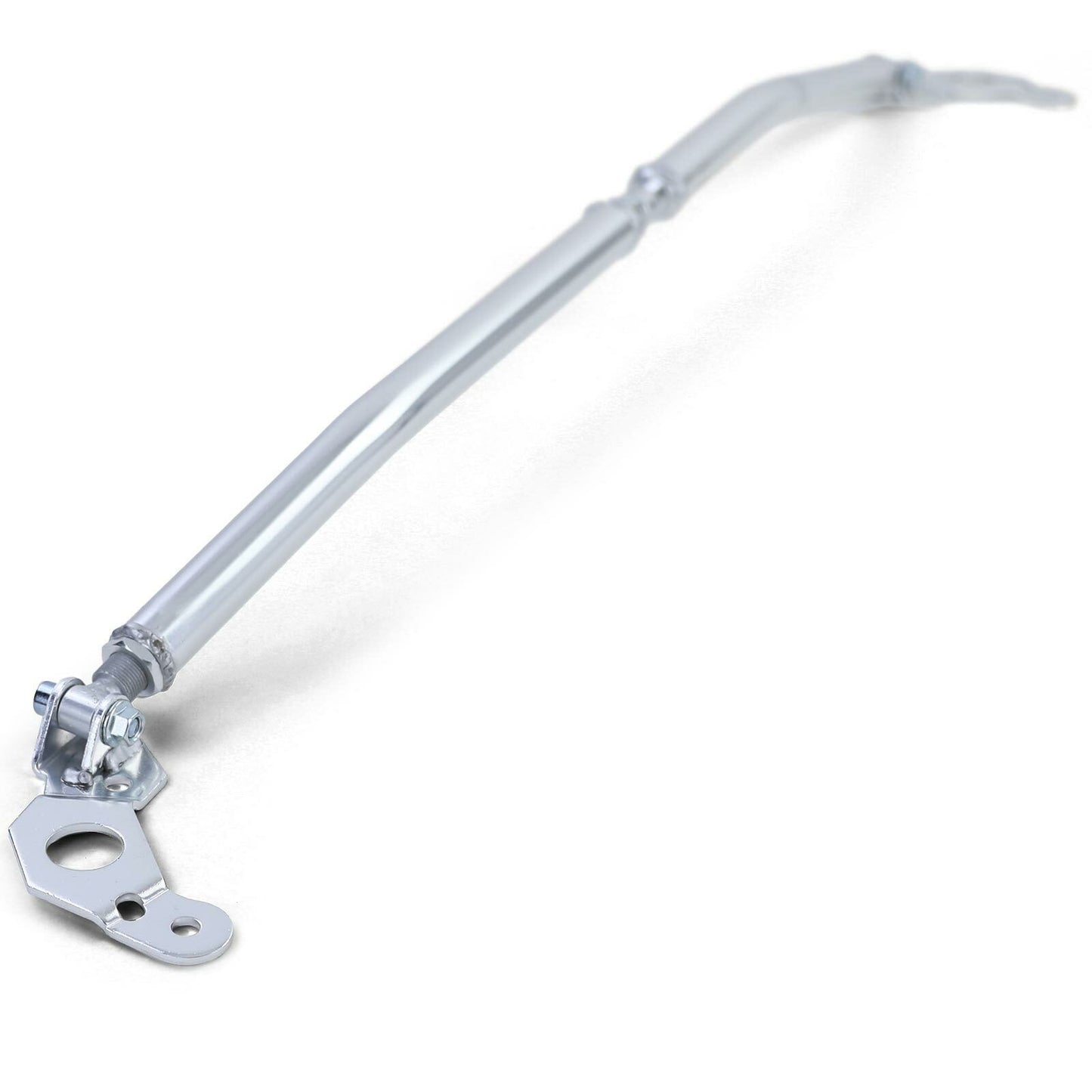 Rinforzo anteriore in alluminio lucidato aftermarket compatibile con BMW Serie 3 E90 E91 E92 dal 05 E93 dal 07