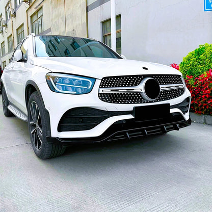 😤KIT Splitter Nero Lucido Adatto Per Mercedes GLC Classe GLC43 AMG Line W253😤