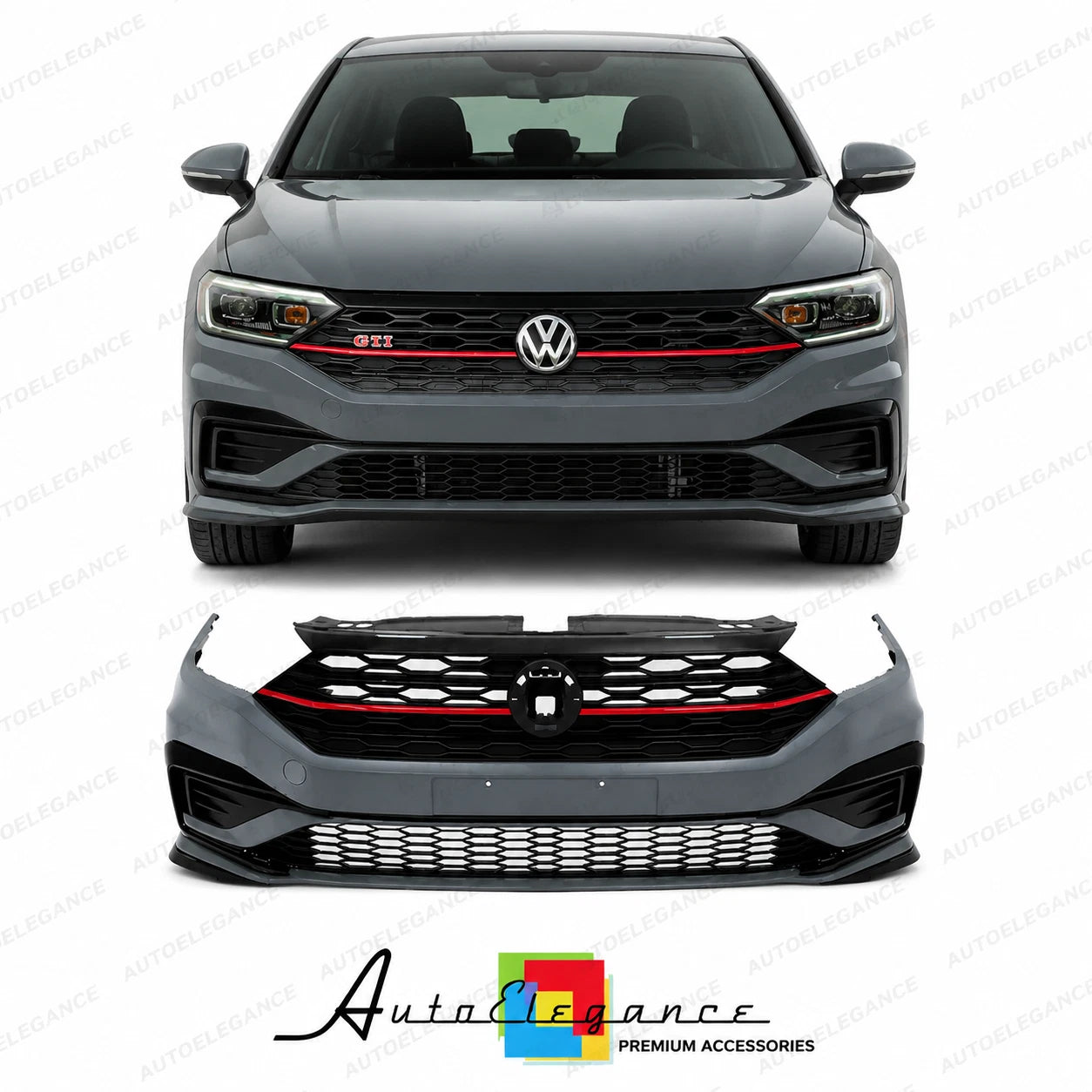 PARAURTI ANTERIORE VOLKSWAGEN VW JETTA 19- LOOK GtI