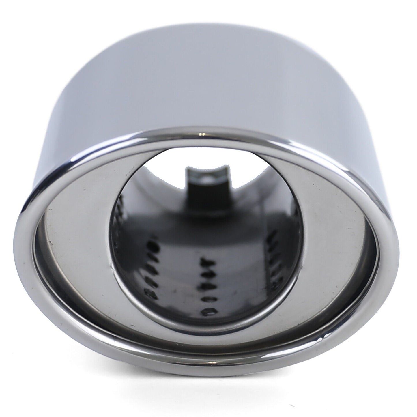 Rivestimento terminale scarico racing in acciaio inox per avvitabile ovale