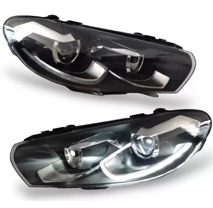Faro proiettore full led per vw scirocco 3 08-18 indicatore di direzione dinamico alogeno