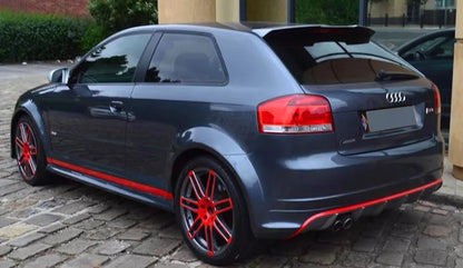 🖤KIT SPOILER ADATTO PER AUDI A3 8P 3 PORTE RS3 STILE ( 2003-2012 )🖤