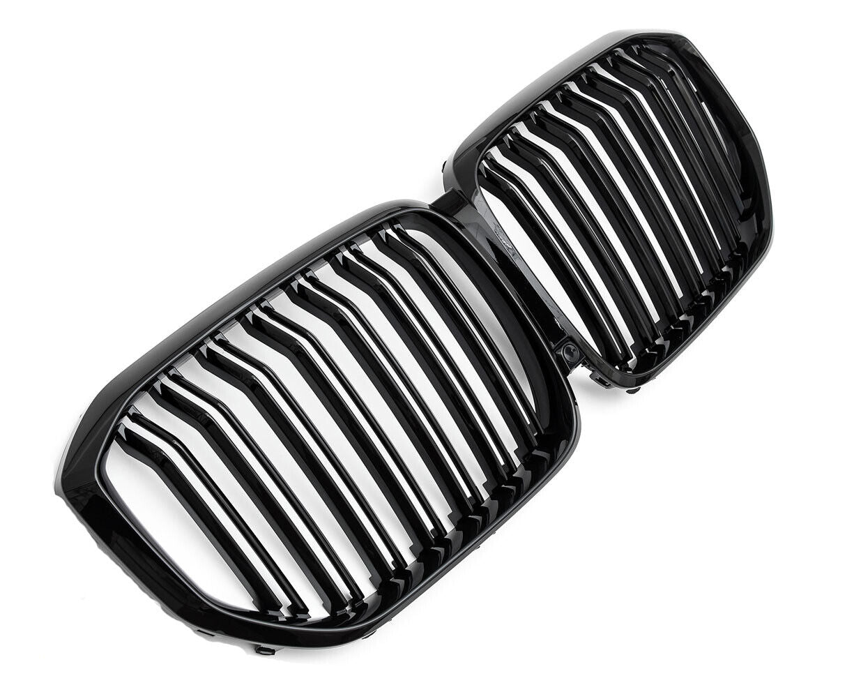 SUITABLE FOR BMW X5 G05 RADIATOR GRILLE DOUBLE BRACKET GLOSS BLACK 