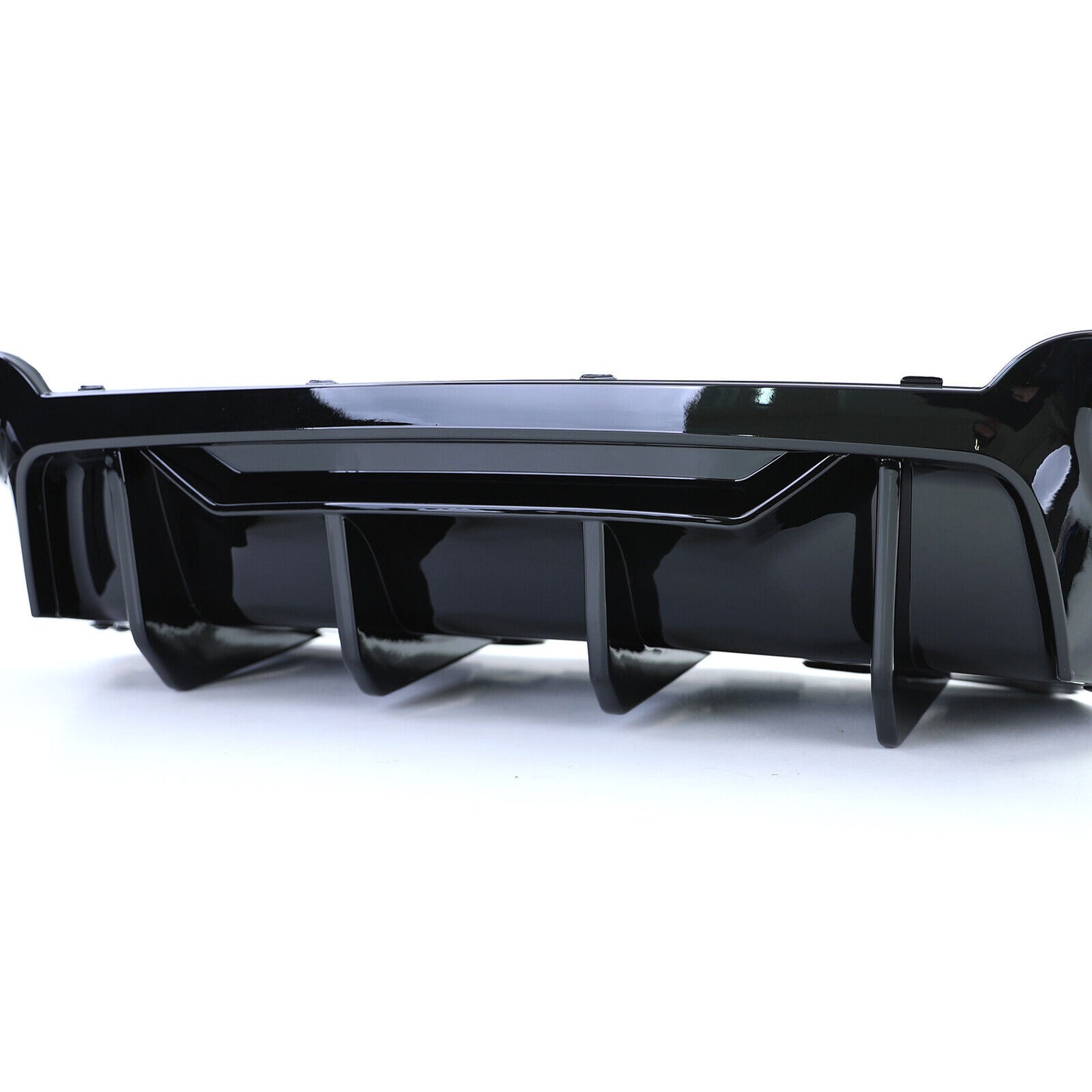 Diffusore posteriore duplex lucido ad alte prestazioni adatto per BMW Serie 5 F10 F11 550i M550d