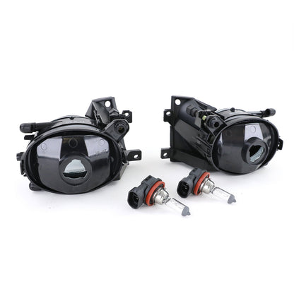Fendinebbiain vetro trasparente Black Smoke Set aftermarket compatibile con BMW Serie 5 E39 00-04