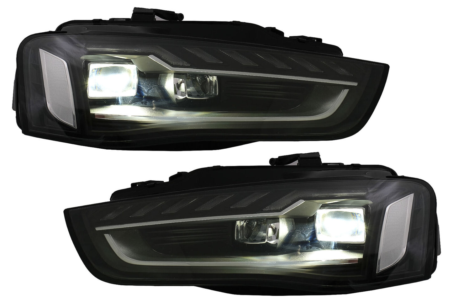 Full LED Fari per Audi A4 B8.5 Facelift 2012-2015 Dinamico Nero A4 B9.5 Look