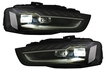 Full LED Fari per Audi A4 B8.5 Facelift 2012-2015 Dinamico Nero A4 B9.5 Look