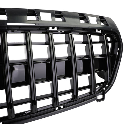Griglia radiatore sportiva nera lucida aftermarket compatibile con Mercedes classe A W176 12-15