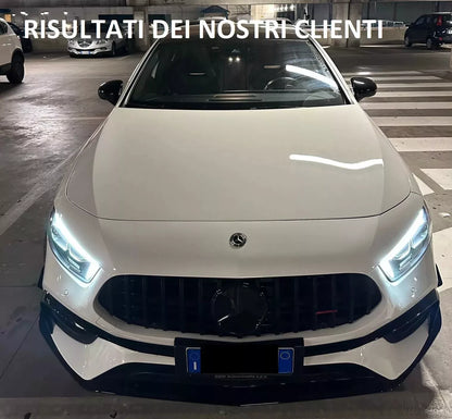 💥0221 PARAURTI ANTERIORE ADATTO PER MERCEDES CLASSE A W177 LOOK AMG A45S A45💥