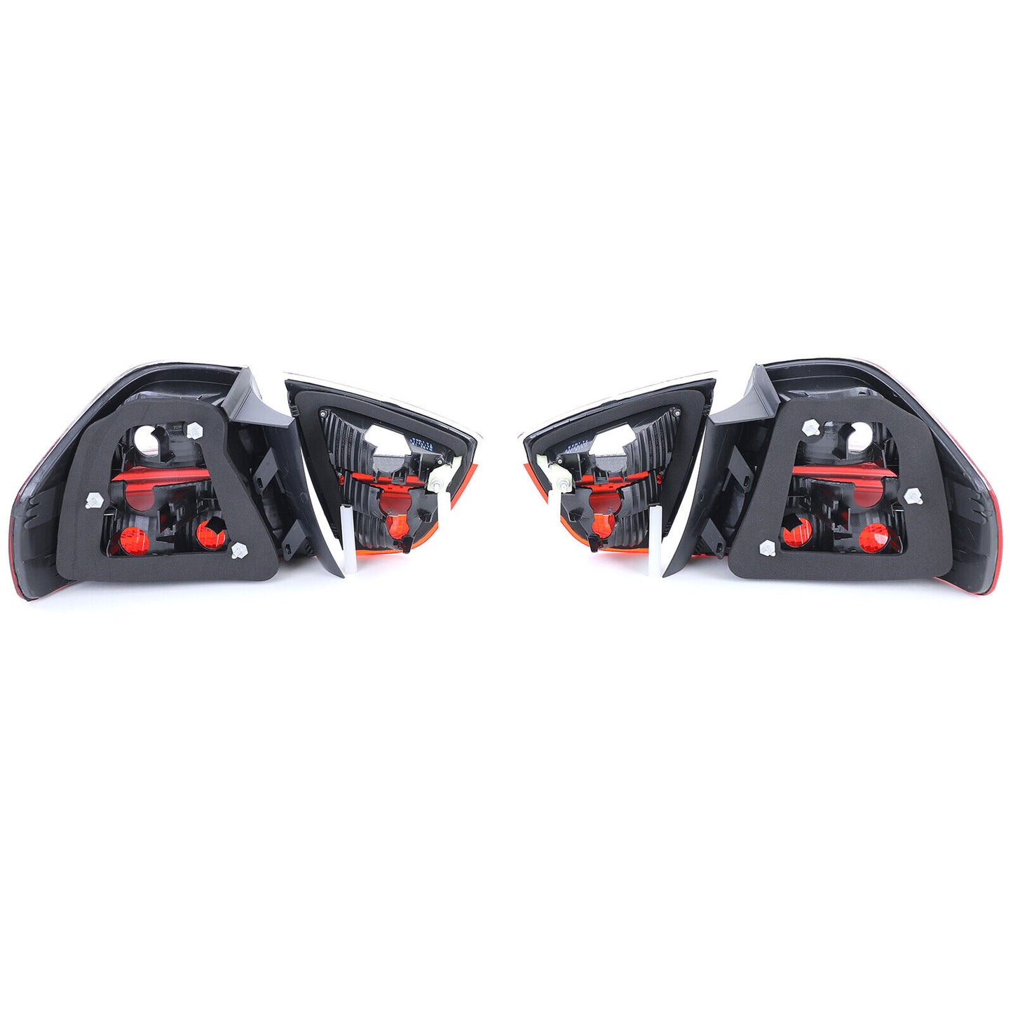 Rear lights suitable for BMW 5 Series E39 sedan 95-00 red black Glass 