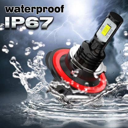 For Chevy Spark 2013-2015 6000K 4pc LED High/Low Fog Lights Bulbs with 