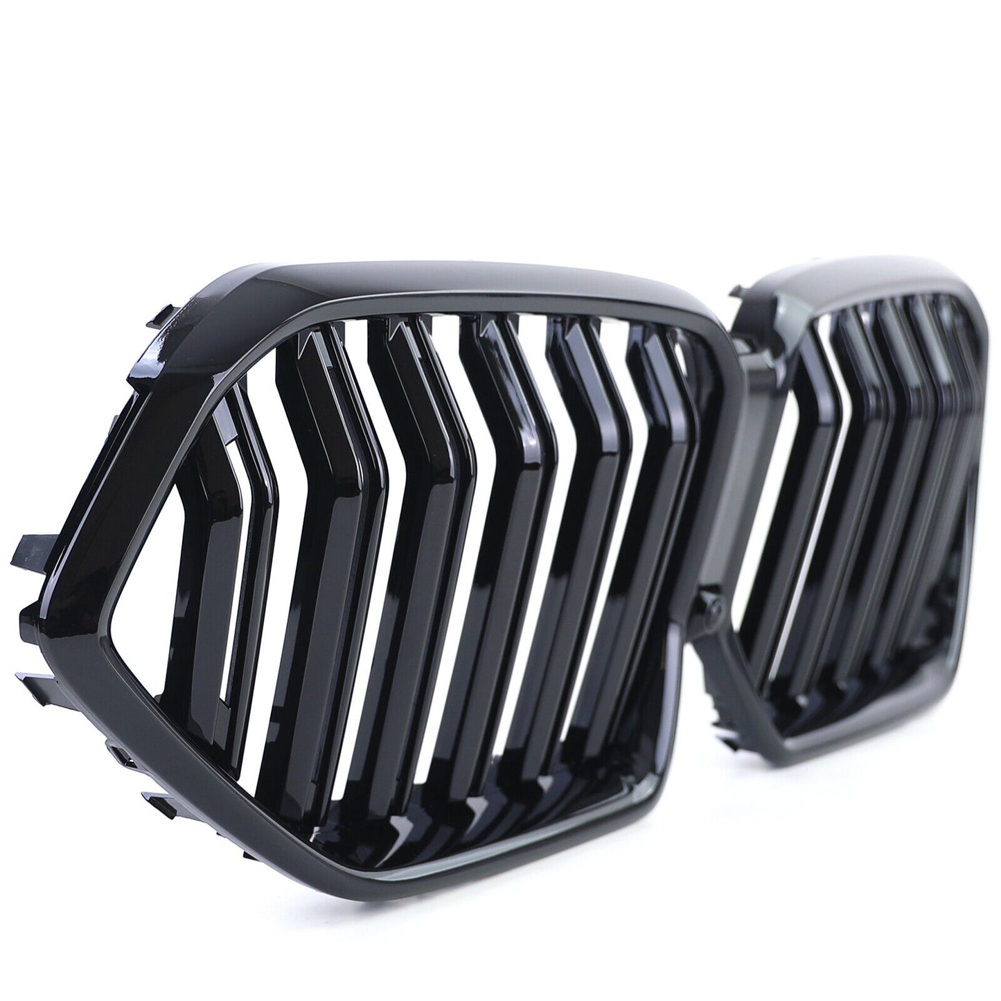 Performance Gloss Double Bar Radiator Grille Fit For BMW X6 G06 2019+ 
