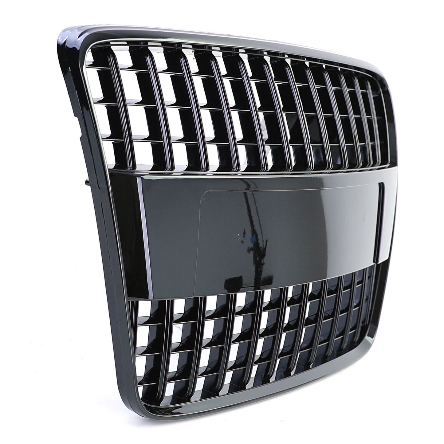 Honeycomb Sport Radiator Grille Without Emblem Gloss Black for Audi Q7 4L 05-09 