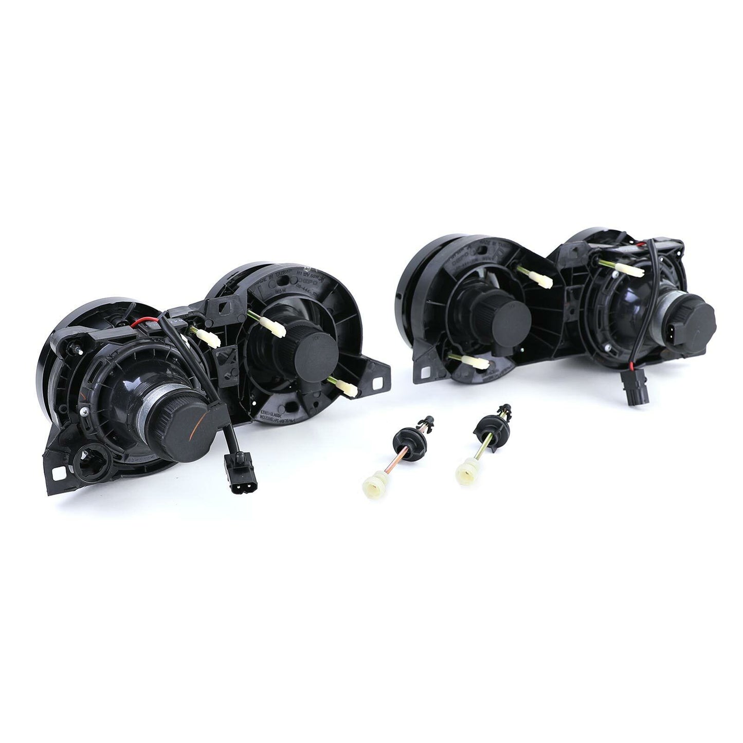 H1 Headlights H1 Pair Black Suitable For BMW 3 Series E30 87-93