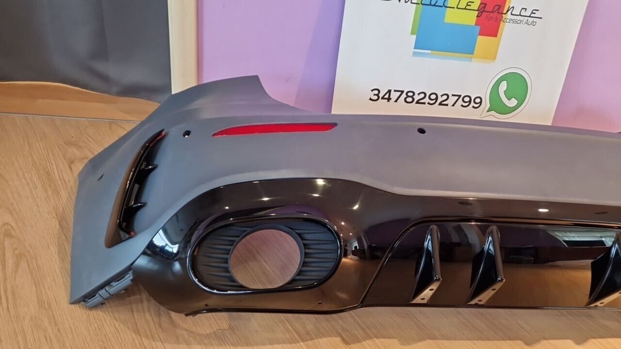 MERCEDES A W177 HB 2018+ REAR BUMPER AMG LOOK A35 A45