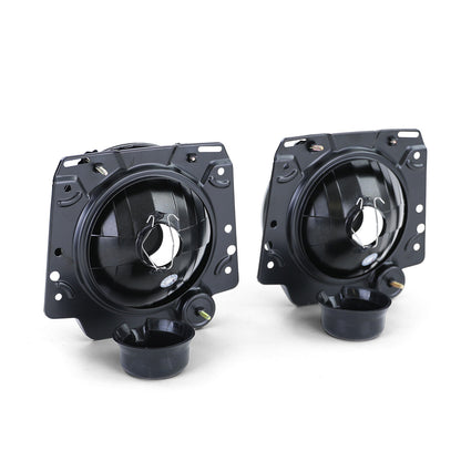 Faro in vetro trasparente nero fumè compatibile per VW Golf 2 83-91