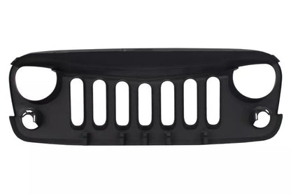 ✨Griglia Calandra per Jeep Wrangler Rubicon JK 07-17 Angry Look Nero opaco Gril✨