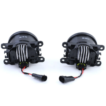 Black LED Fog Lights For Peugeot 107 207 CC 307 CC 407 Porsche Cayenne- 