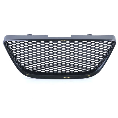 Honeycomb sport radiator grille without emblem black for Seat Ibiza 6J 08-1 