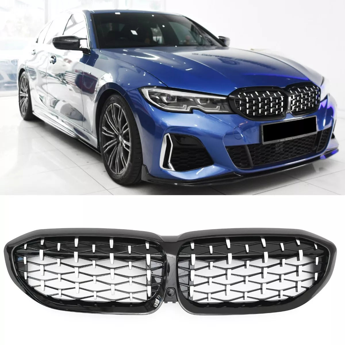 GRIGLIA DIAMANTE ADATTO PER BMW SERIE 3 G20 G21 pre-LCI