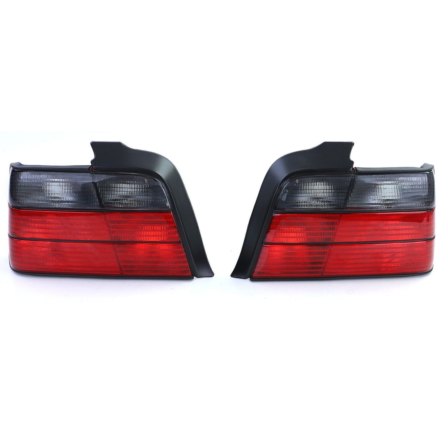 Fanali posteriori Rosso Nero Coppia compatibile per BMW Serie 3 E36 Berlina 90-99