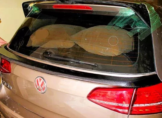 😎Kit spoiler posteriore nero lucido adatto per VW Golf MK7 GTD GTI R TS😎
