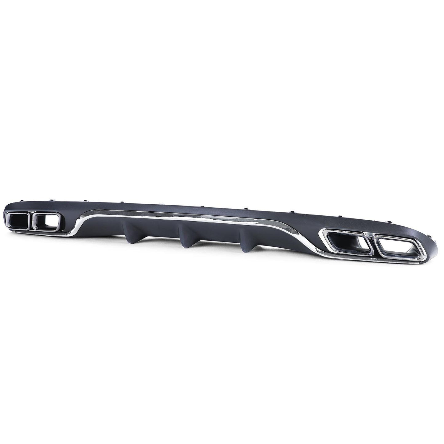 Rear Diffuser with Chrome Exhaust Tips for Mercedes E-Class W213 