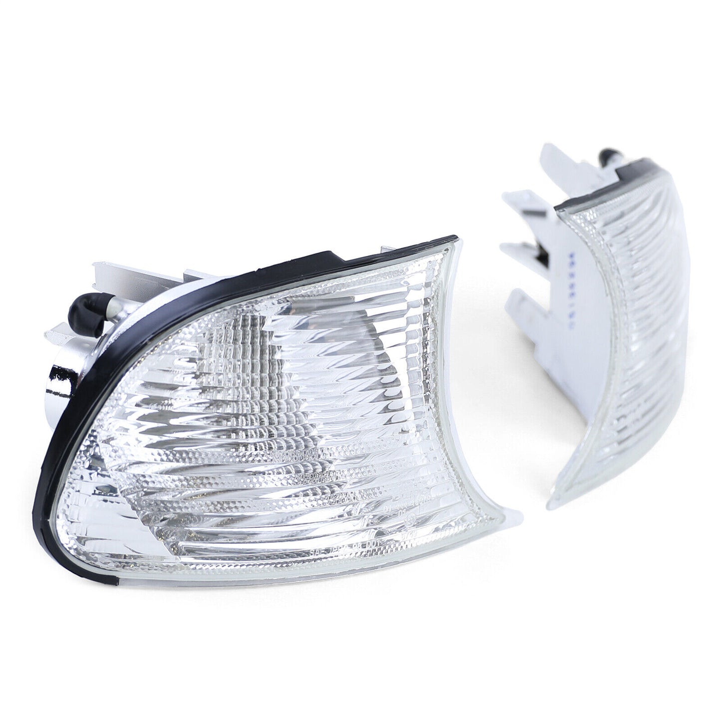 Coppia di cristalli bianchi trasparenti per BMW Serie 3 E46 Coupé 99-01 AUTOELEGANCERICAMBI