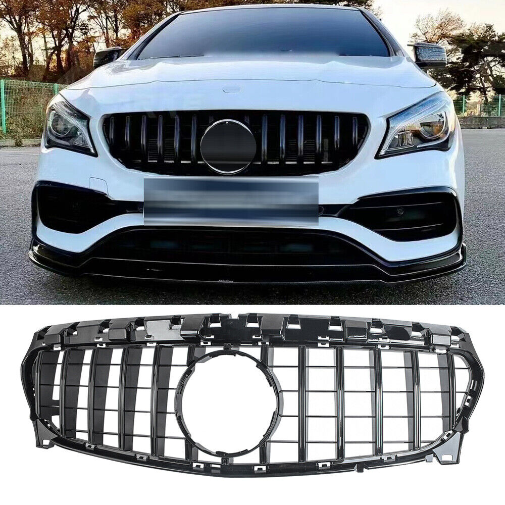 GT Panamericana grille suitable for Mercedes CLA W117 X117 from 16 all black 