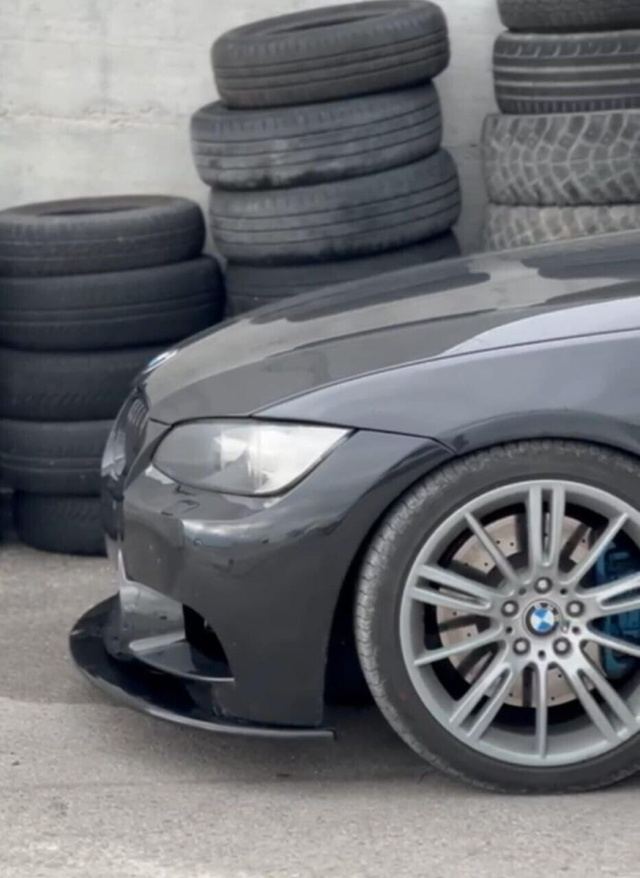 SPLITTER SUITABLE FOR BMW 3 SERIES E92 E93 M3 2006-2010 GLOSS BLACK LOOK