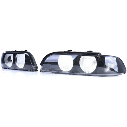 Faro nero adatto per BMW Serie 5 E39