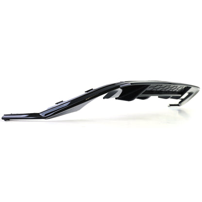 Rear Diffuser Single Pipe Both Sides Gloss Black for VW Golf 7 GTI 13-17 